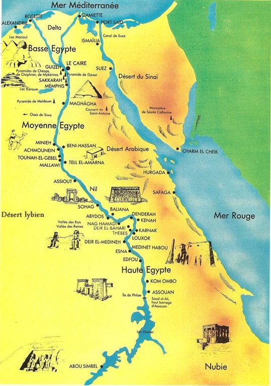 Carte du Nil