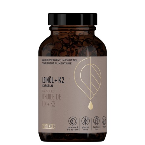 CCapsules d’huile de Lin + K2