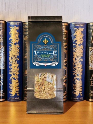 Tisane Ventre libre, digestive, apéritive, maladie de crohn, constipation, diarrhée, troubles digestifs, mal de ventre